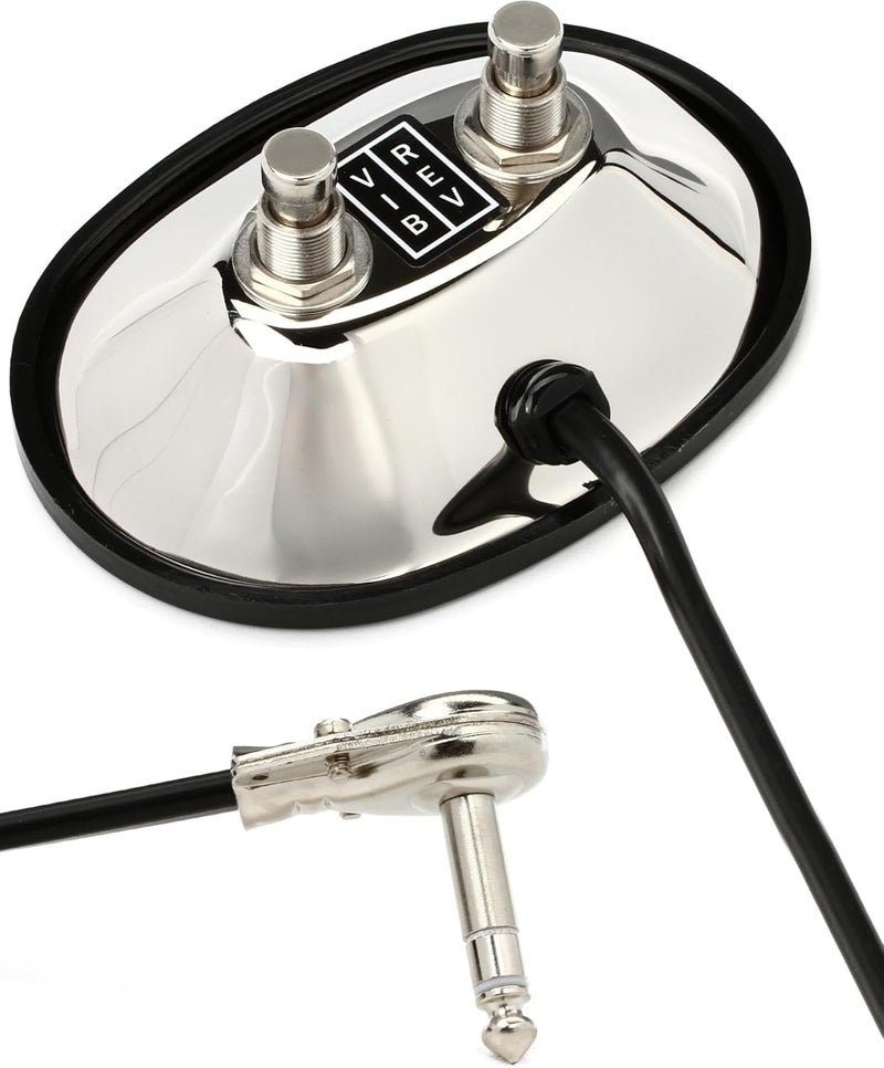 Fender 2Button Footswitch VibratoReverb Onoff with 14Inch Jack
