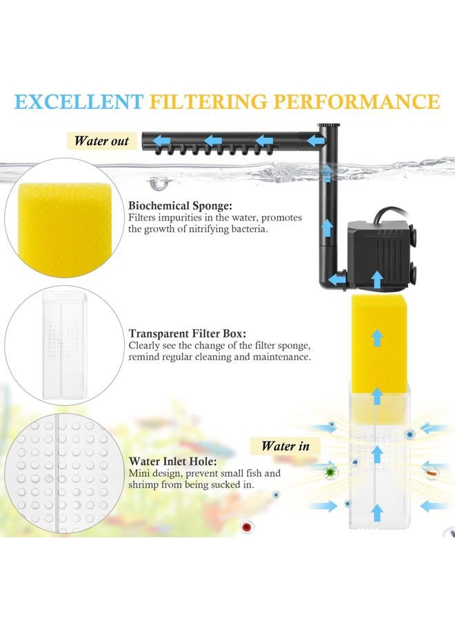 FEDOUR Aquarium Internal Filter 078 (10W) - Image 5