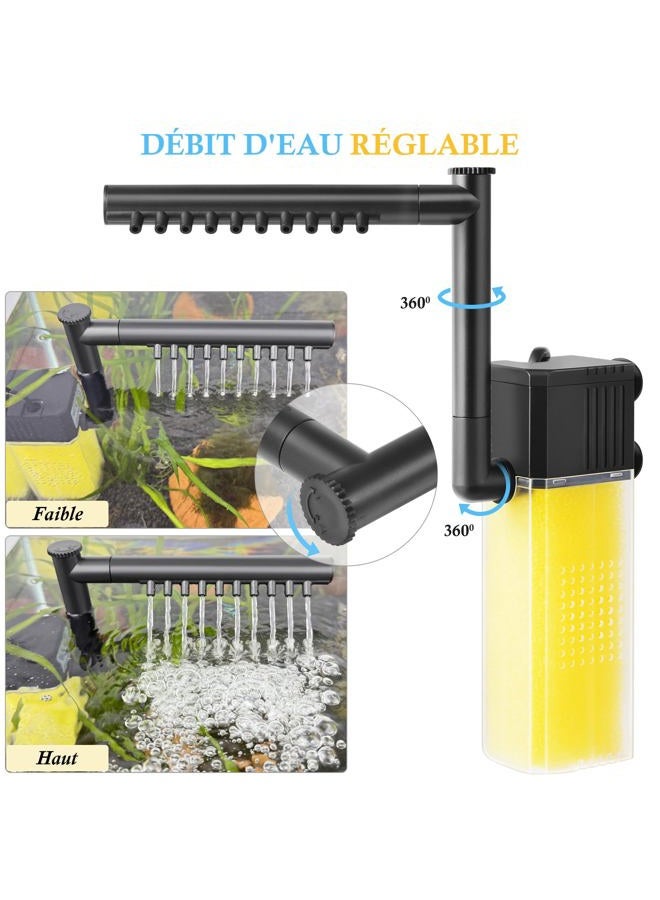 FEDOUR Aquarium Internal Filter 078 (10W) - Image 3
