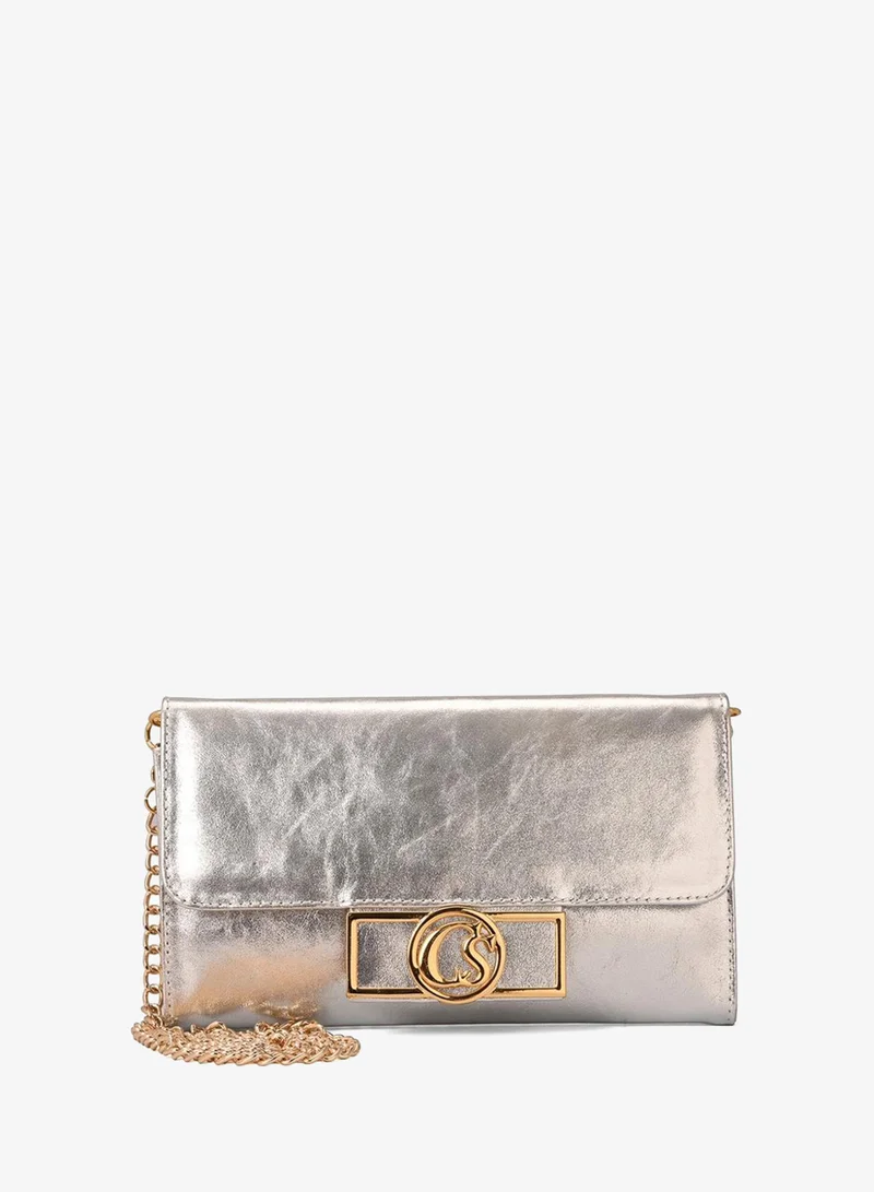 Carmen Steffens Clutch Shine Silver