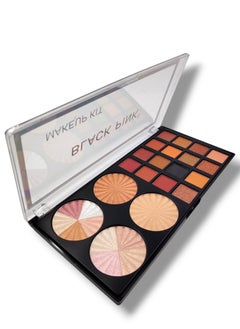 Black Pink Black Pink Makup Kit  Eyeshadow Palette + Highlighter  - Image 1