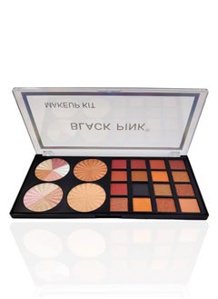 Black Pink Black Pink Makup Kit  Eyeshadow Palette + Highlighter  - Image 2