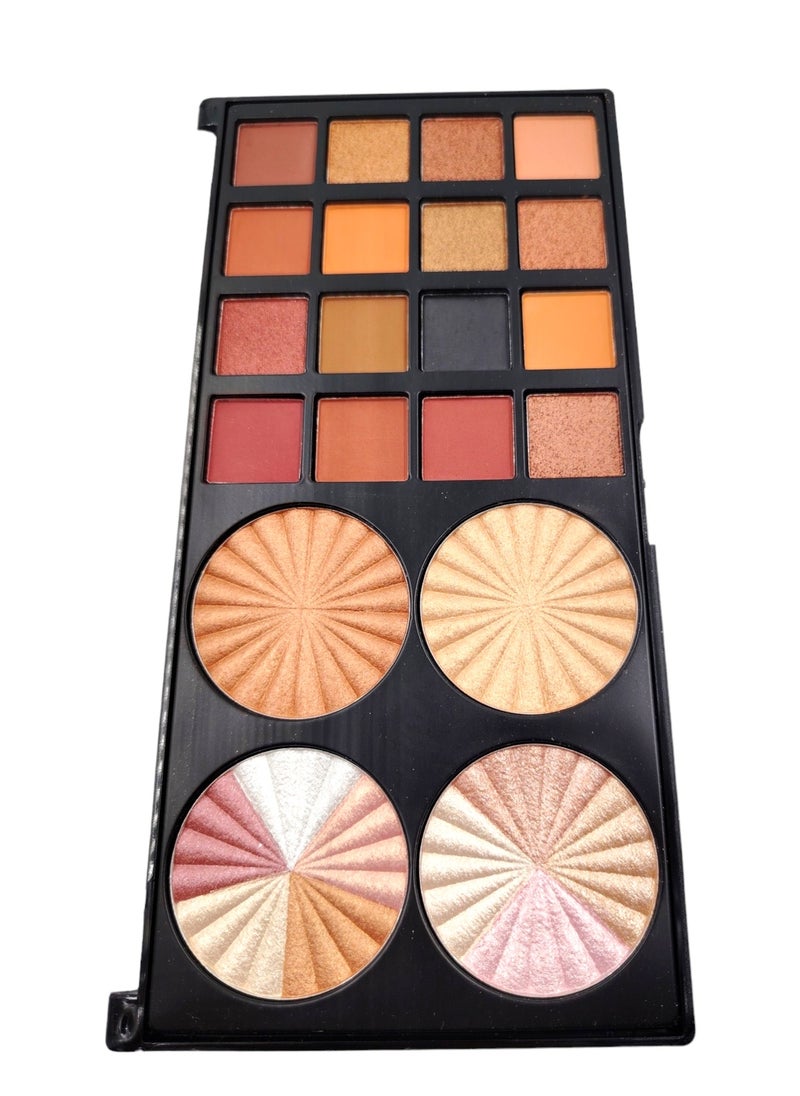 Black Pink Black Pink Makup Kit  Eyeshadow Palette + Highlighter  - Image 4