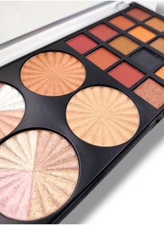 Black Pink Black Pink Makup Kit  Eyeshadow Palette + Highlighter  - Image 5