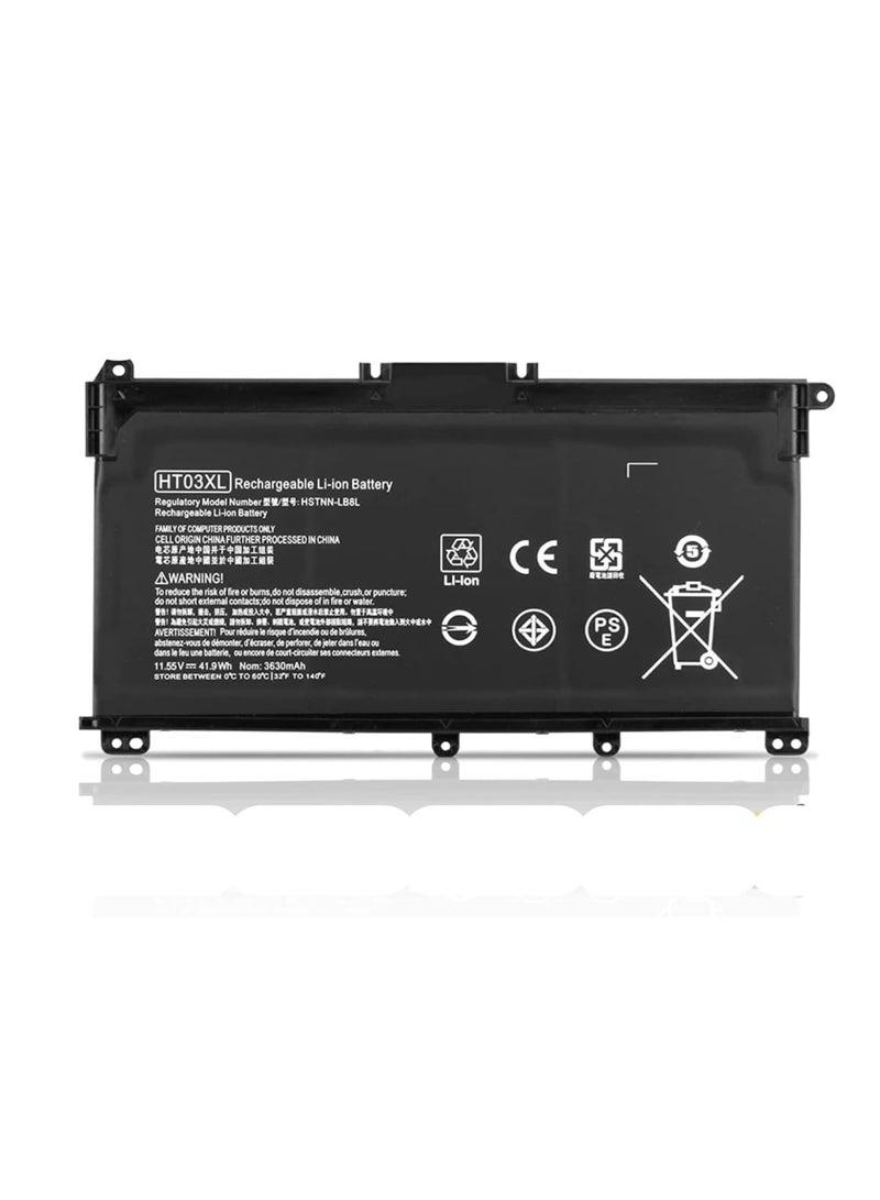 Terabyte بطارية HT03XL لجهاز HP Pavilion X360 14-CD 14-CE 14-CF 14-CW، Pavilion 14-BF، 14-BK، 15-DA، 15-CC، 15-CD، 15-CK - Image 1