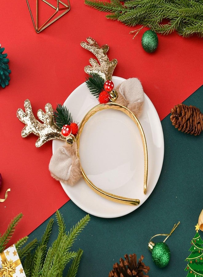 ZEYER Christmas Headbands for Women and Girls Hair Bands Christmas Glitter Elk Antlers Headbands Holiday Perfect Hair Accessories for Party and Cosplay - Image 5
