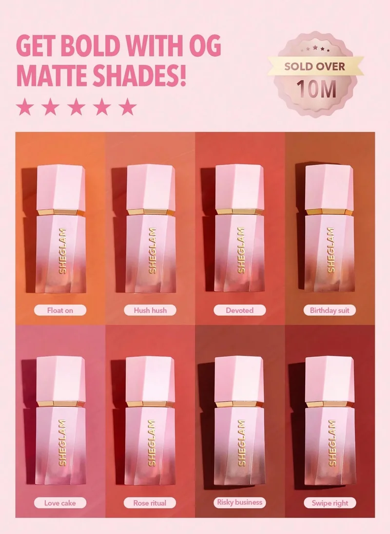 SHEGLAM Color Bloom Liquid Blush-Petal Talk