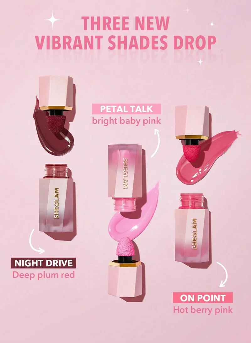 SHEGLAM Color Bloom Liquid Blush-Petal Talk