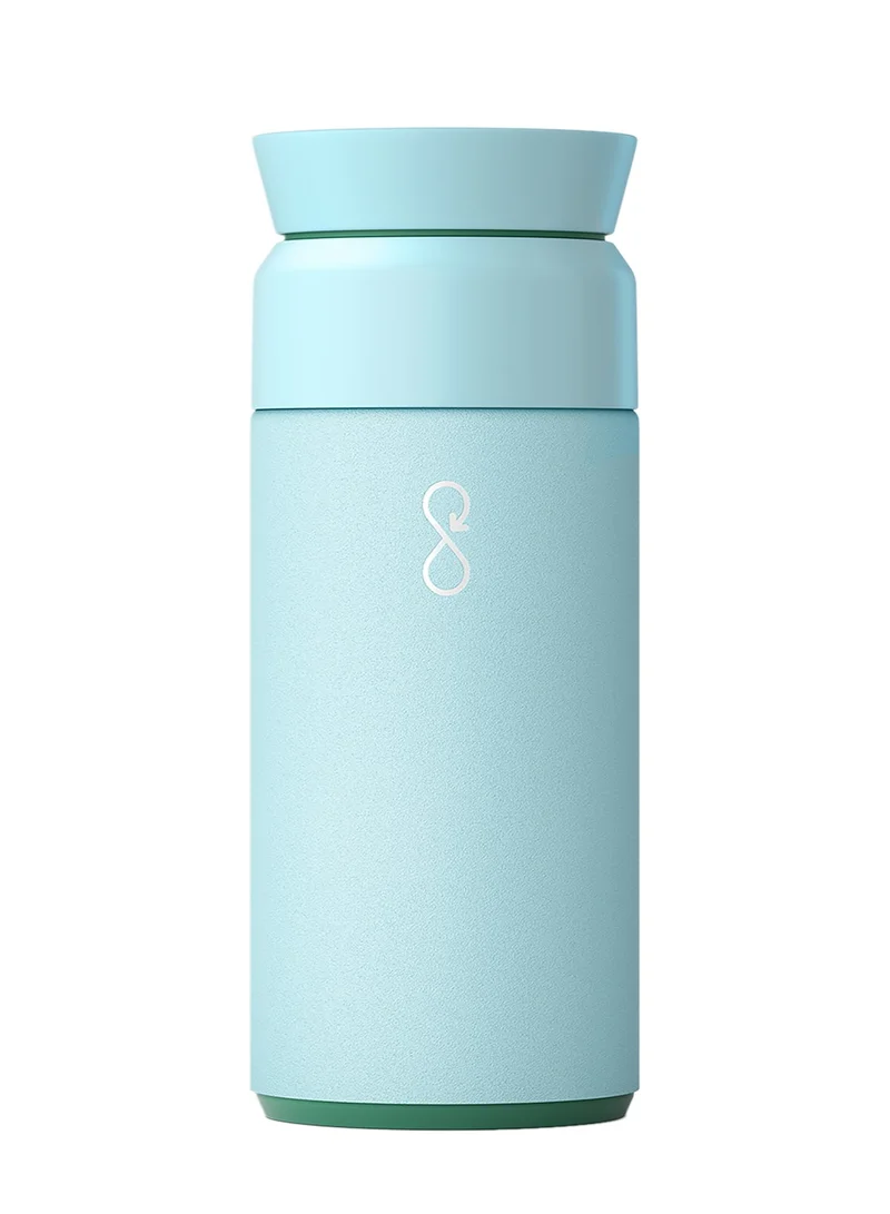 Ocean Bottle Brew Flask With 360º Leak Proof Lid Eco-Friendly Bottle 350ml - Sky Blue