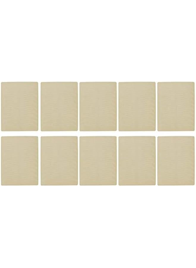 10 قطع من الواح ميكروبليدينج للتدريب على استخدام الجلد بدون حبر من جانب واحد للحواجب العريضة للمبتدئين بسمك 1 ملم - Image 1