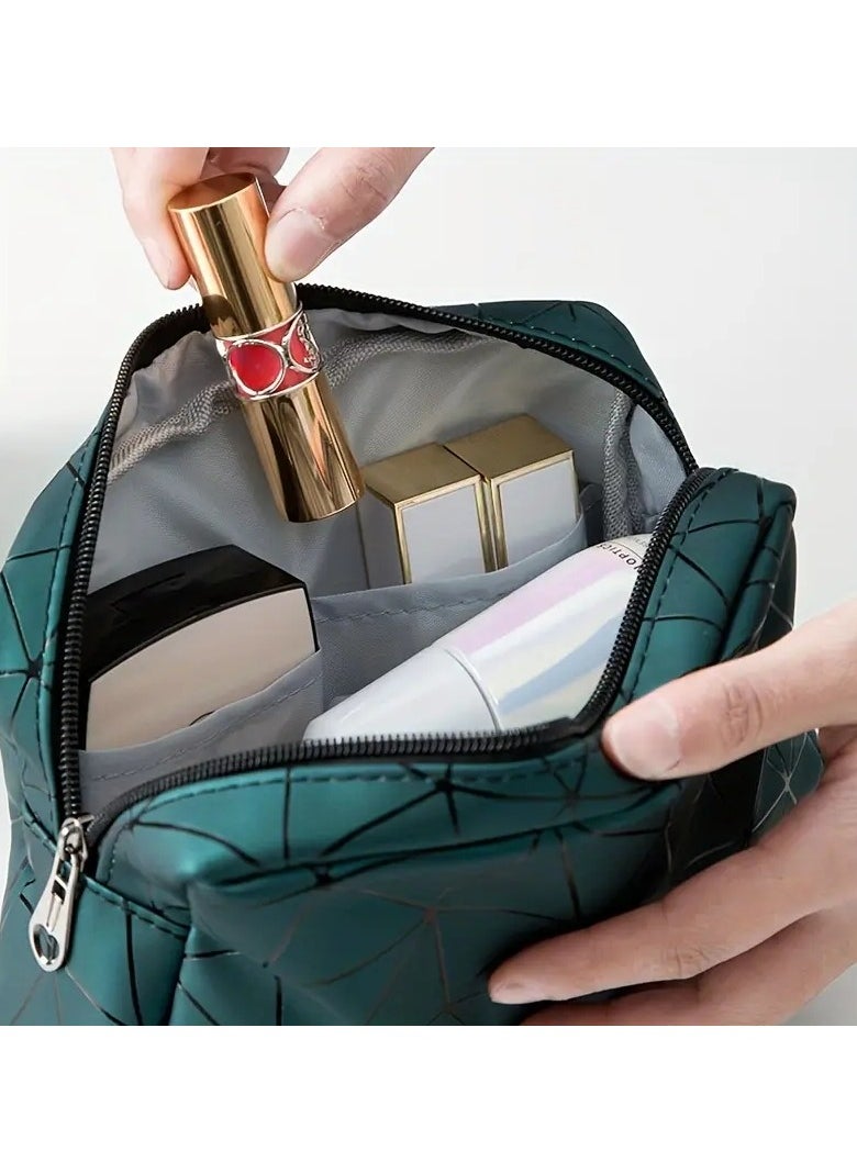ORiTi Small PU lipsticks Zipper Bag ,Travel Coin pouch Sanitary Napkin Storage Bag ,Travel  Toiletry Pouch Coin Purse cosmetic Organizer  - Image 3