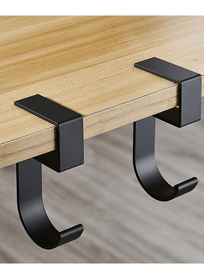 Mysterious Black Bookbag Hook No Adhesive Needed Removable Portable Desk Organizer - Image 2