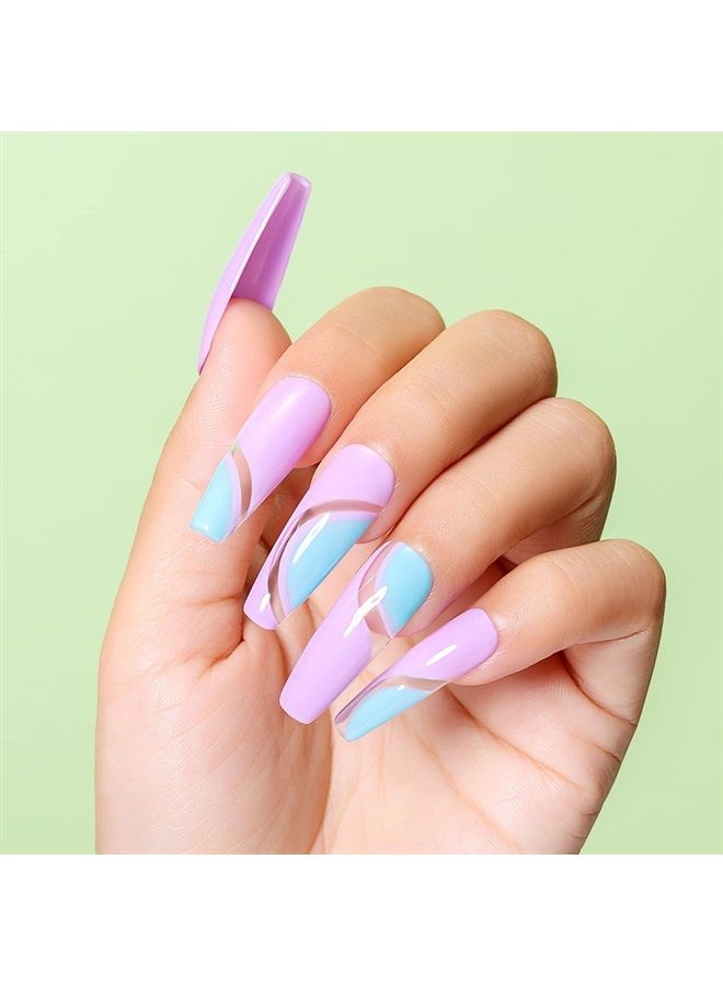 AIMEILI Soak Off U V LED Gel Nail Polish - Neon Lavender (060) 10ml  - Image 3