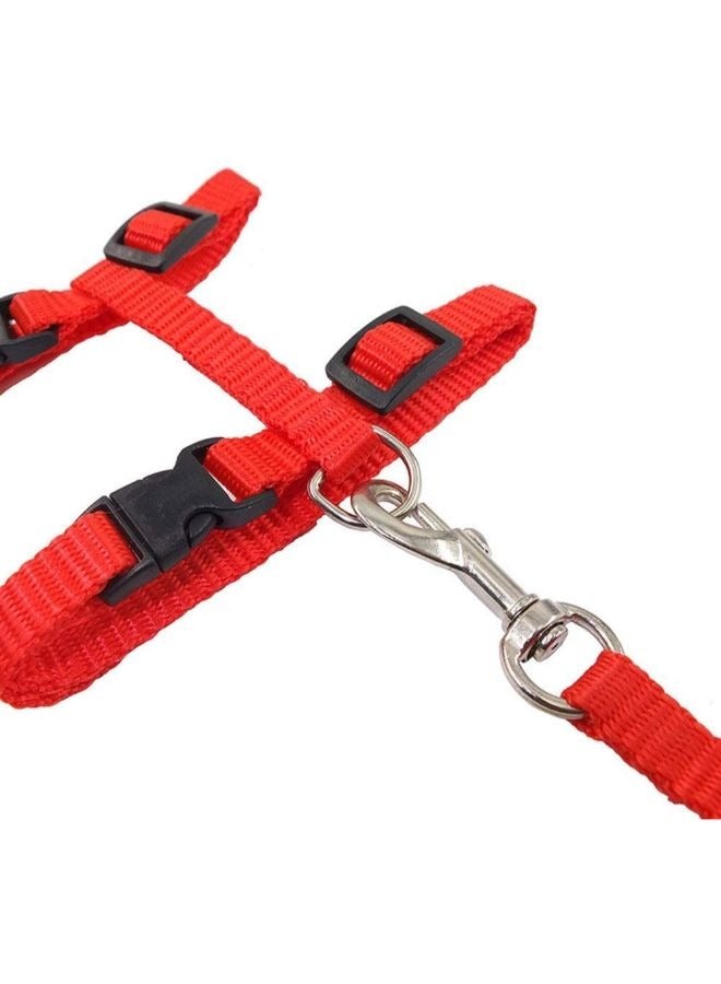 Adjustable Nylon Pet Cat Puppy Harness with Lead Leash Strap Belt Safety Rope - Image 5