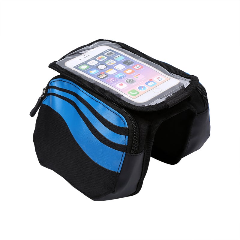 B-SOUL Bicycle Front Tube Bag High-Grade Waterproof Bike Frame Bag - Durable Wear-Resistant Cycling Handlebar Bag for Long Distance Cycling - Image 3