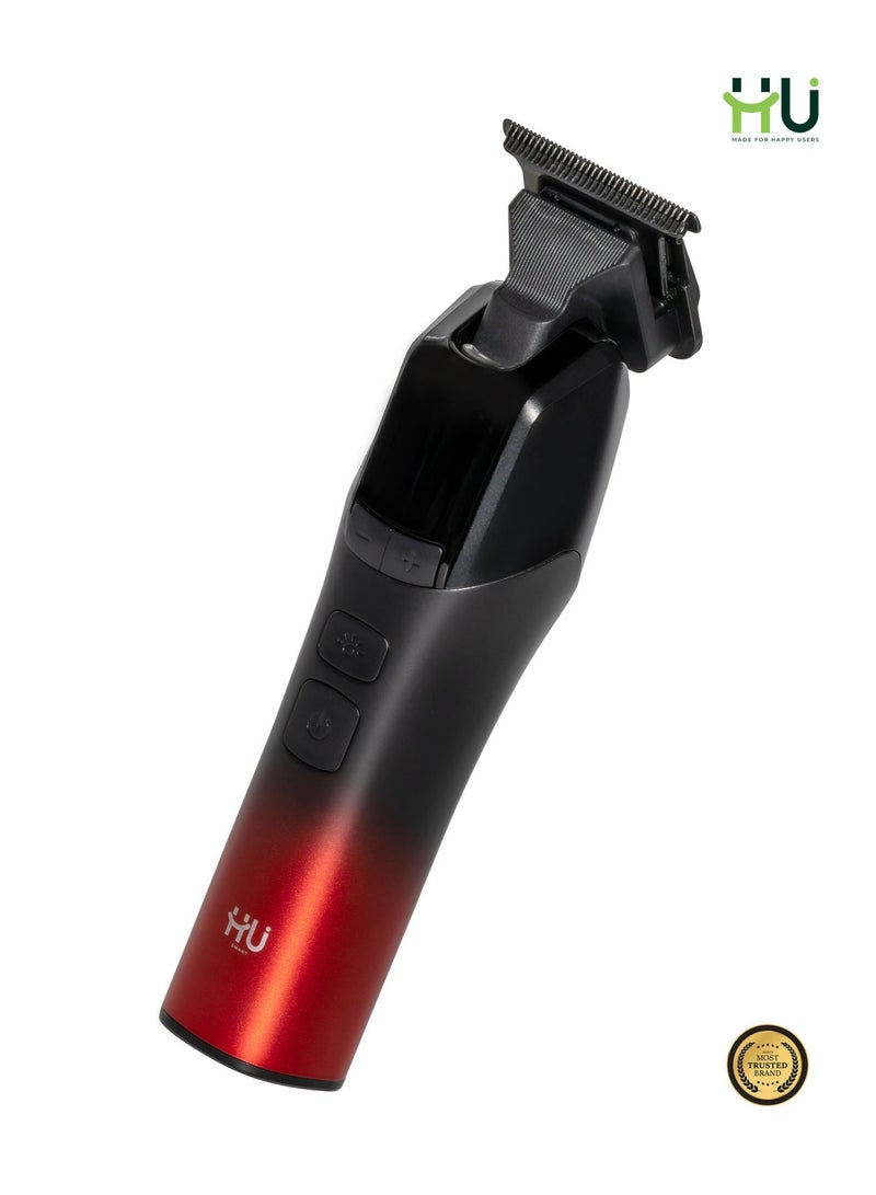 H U Professional Hair Clipper with LED Display – Rechargeable Cordless Hair Trimmer with 2000mAh Battery, 200 Minutes Runtime for Barber & Home Use - Image 5
