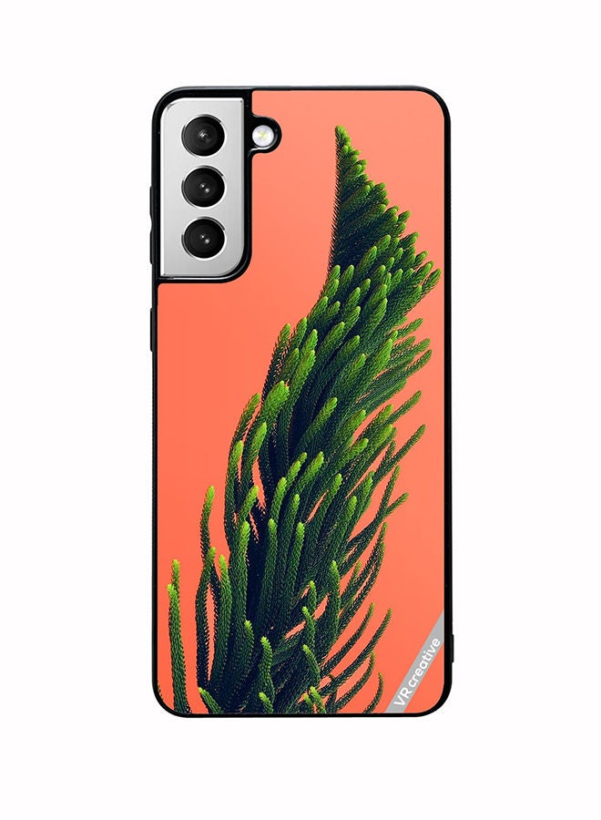 VR CREATIVE Protective Case Cover For Samsung Galaxy S22 Plus 5G Green Leafs Plant Poster Design Multicolour - Image 1
