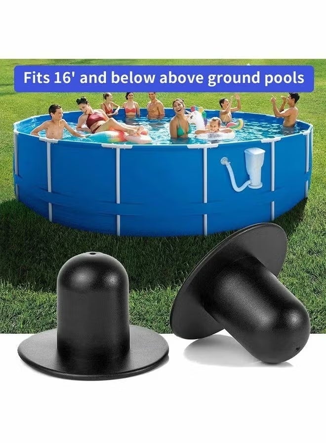 Pool Wall Valve Plug Pool Replacement Accessories Filter Pump Hole Plug Wall Plug Replacement Ground Swimming Pool Fitting Filter Pump Strainer Hole Plug Stopper for Intex Bestway Pools 4 Pack - Image 3