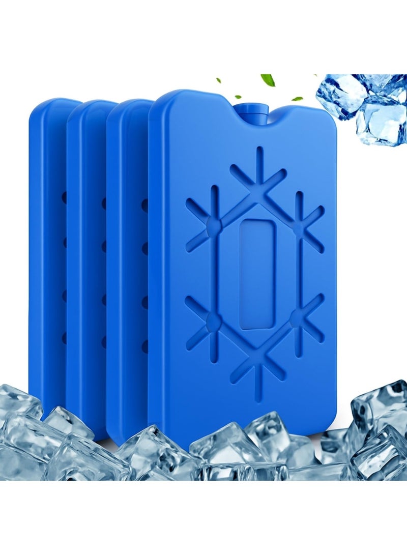 LIMOS 4-Pack Lunch Box Ice Pack, Reusable Slim Freezer Bag for Refrigeration, Cooler Bag for Work, School, Picnic or Camping Keeps Food Fresh Lightweight Design for Easy Portability - Image 1