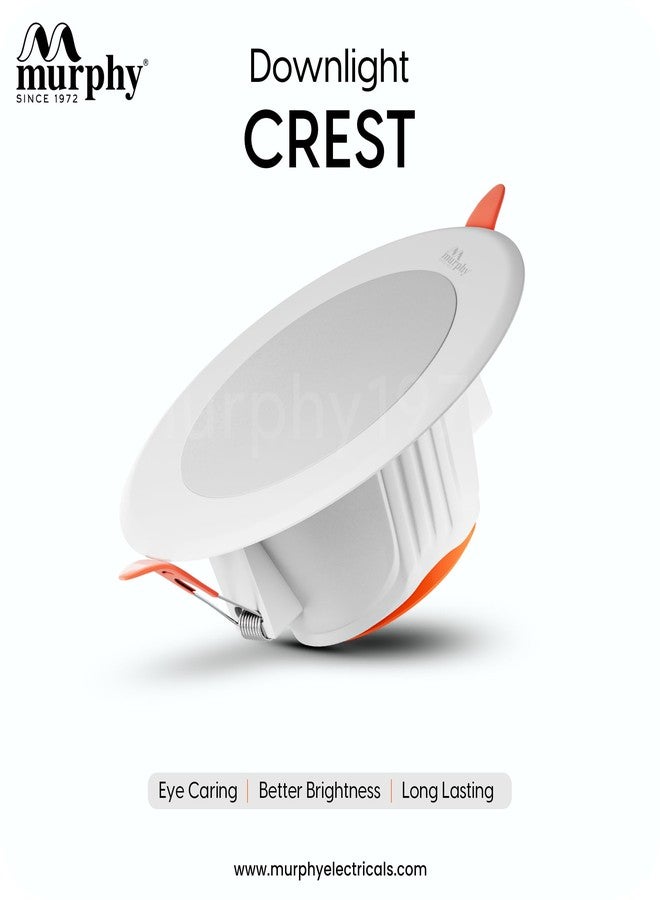 Murphy Crest Premium 7W 3-in-1 LED Concealed Down Light |Red, Blue & Pink | Switch Controlled Color Changing | Modern False Ceiling Lighting | 2-Year Warranty | Pack of 2 - Image 2