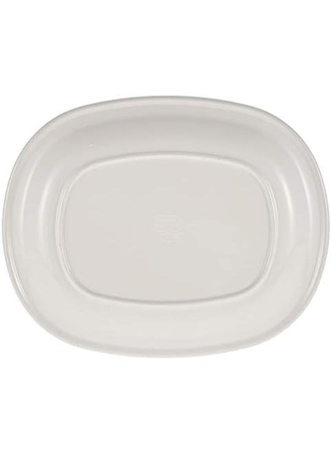 Servewell - White Oval Serving Platter White - Image 1