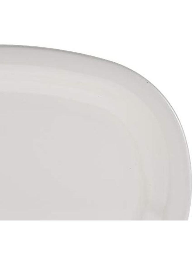 Servewell - White Oval Serving Platter White - Image 1
