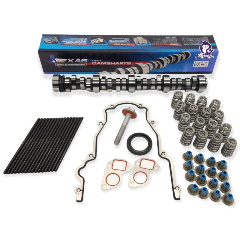 Dynosty Texas Speed TSP Chopacabra Truck Cam Kit with Camshaft, Beehive Springs, Seals, Pushrods and Install Kit LS 4.8 5.3 6.0 6.2 (Cam Kit with 7.400" Chromoly Pushrods) - Image 4