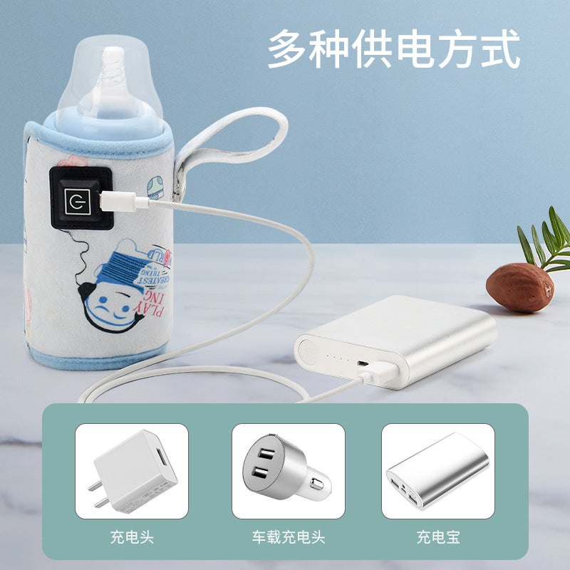 Bottle Insulation Cover Usb Heating Constant Temperature Milk Warmer Outdoor Portable Car Bottle Cover Bottle Protective Cover - Image 5