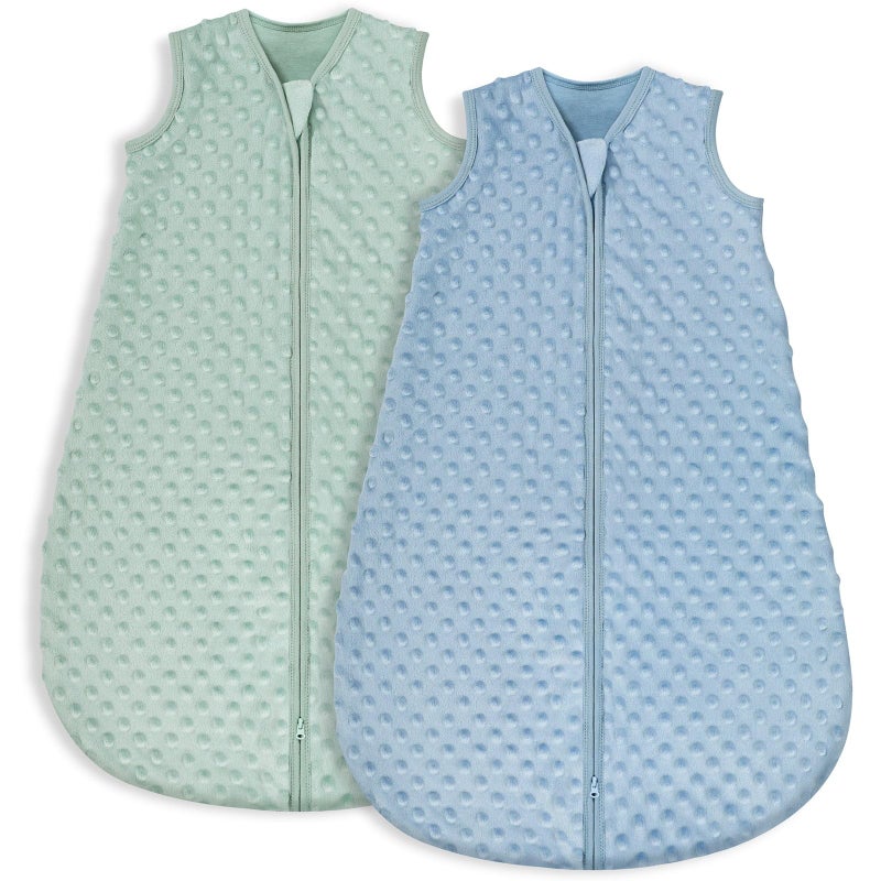 YOOFOSS Yoofoss Fleece Baby Sleep Sack 1218 Months with Plush Dots TOG 15 Baby Wearable Blanket with 2Way Zipper Organic Cotton Toddler Sleep Sack Fleece