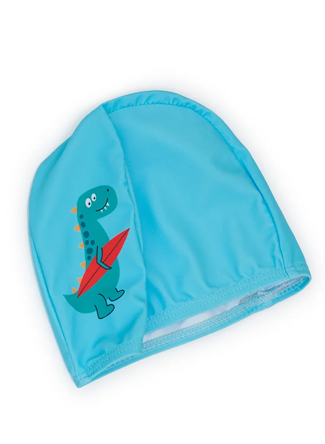 بيبي كلو Dino Sports Swimwear Set with Cap for Boys