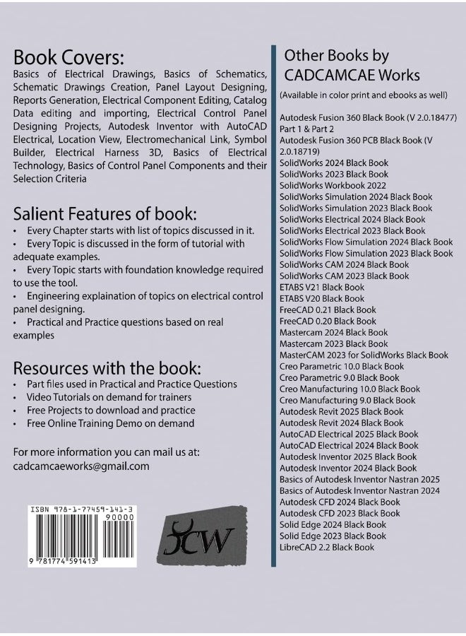 Cadcamcae Works AutoCAD Electrical 2025 Black Book: (Colored) - Image 2