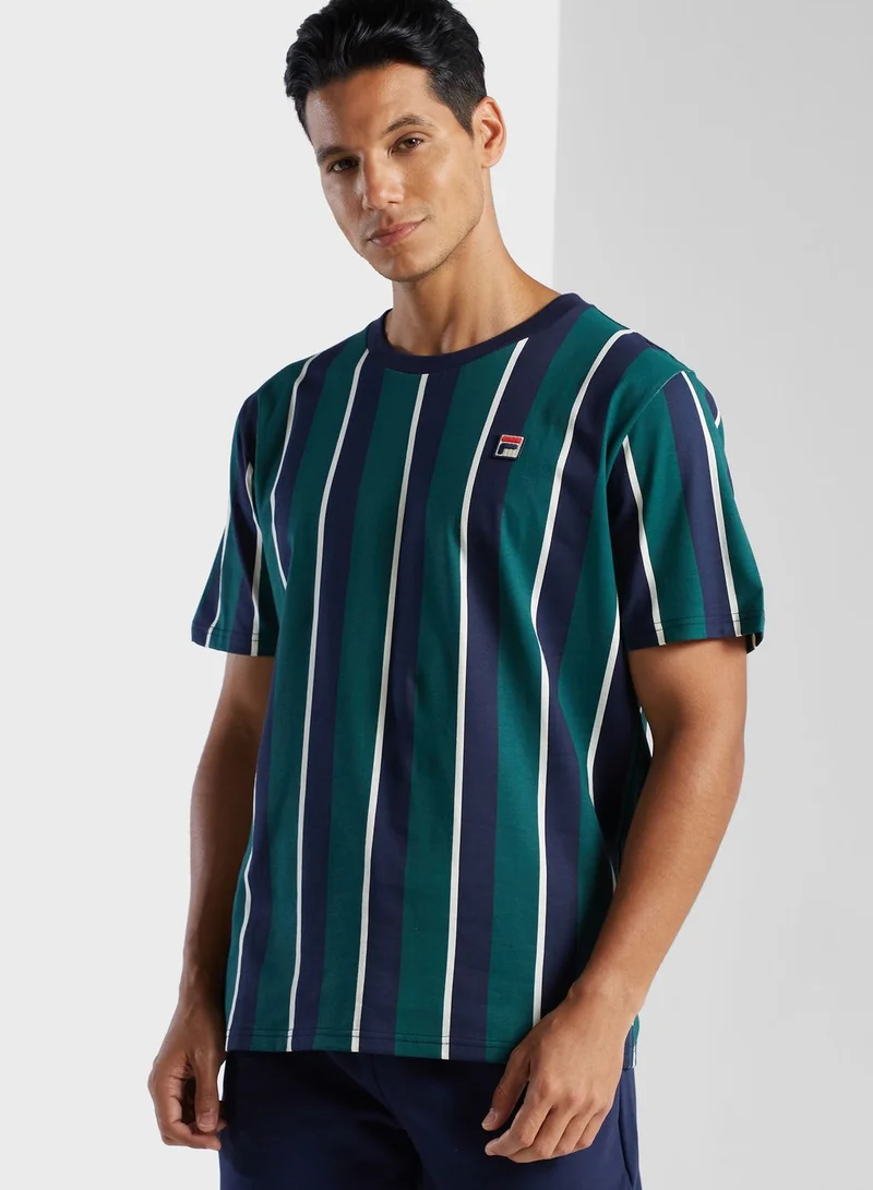 FILA Yarn Tie Dye Stripe T-Shirt