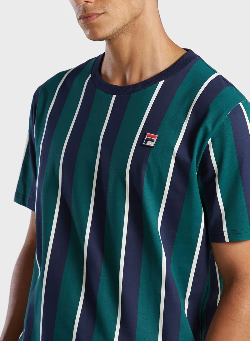 FILA Yarn Tie Dye Stripe T-Shirt
