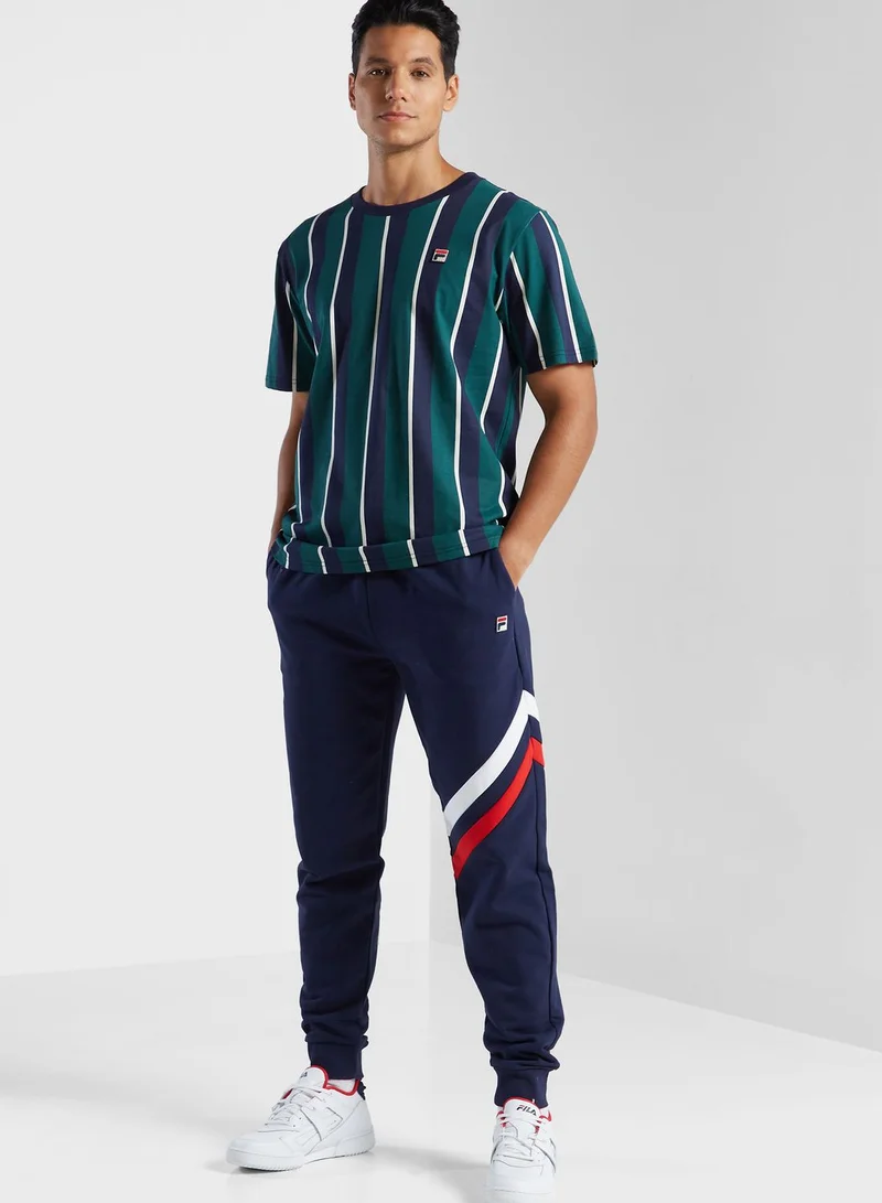 FILA Yarn Tie Dye Stripe T-Shirt