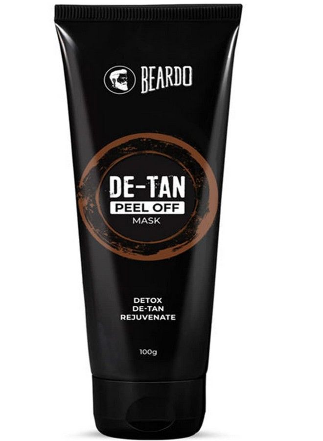 Beardo De-tan Peel-off Face Mask for Men | Extra Coffee to Remove Tan & Cleanse Deeply | Defeat Blackheads & Whiteheads | 100g - Image 1