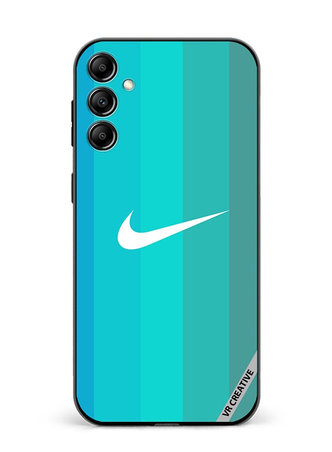 VR CREATIVE Protective Case Cover For Samsung Galaxy A55 Nike Logo Turquois Design Multicolour - Image 1