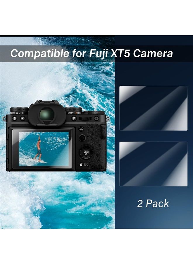 kinokoo XT5 Screen Protector for Fuji XT5 Fujifilm X-T5 Digital Camera - 0.25 mm 9H Hardness Tempered Glass Film Crystal Clear Bubble-free/Anti-scratch(2 pack) - Image 3