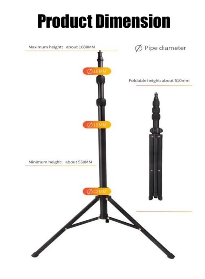 "Jmary MT-45 Portable Selfie Stick Tripod Stand – Compatible with Phone & Camera" - Image 2