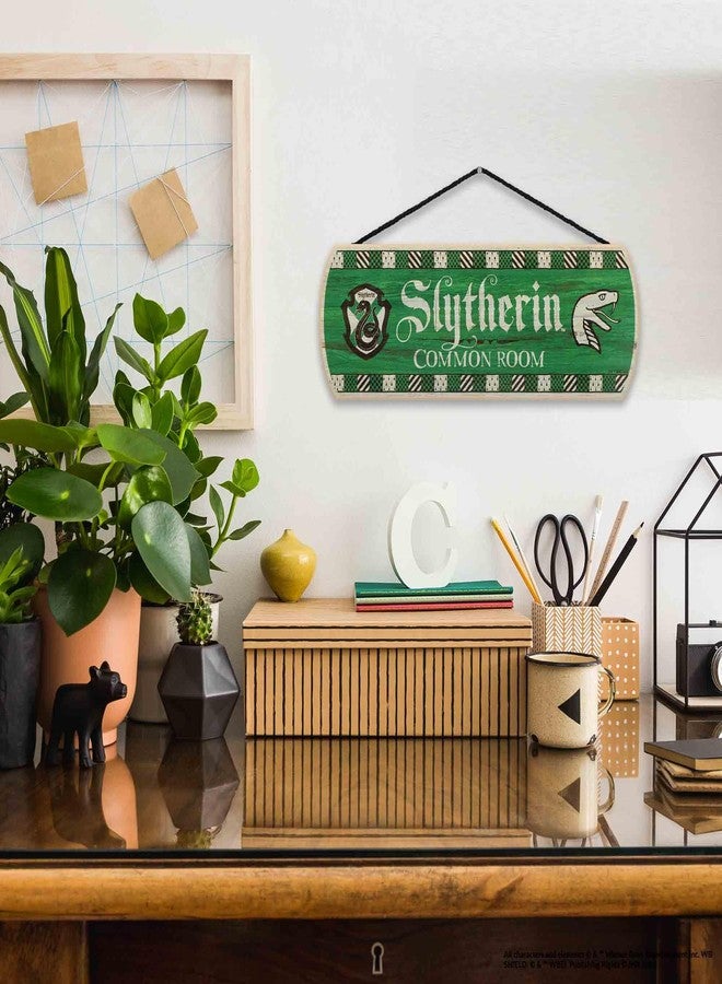 Open Road Brands Harry Potter Slytherin Common Room Hanging Wood Wall Decor - Fun Slytherin Sign for Teen Bedroom or Movie Room - Image 5