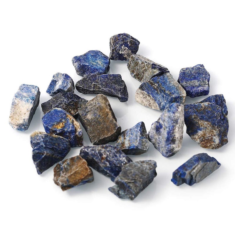 Bingcute 1lb Bulk Raw Rough Lapis Lazuli Stones Raw Natural Stones for Tumbling,Cabbing,Polishing,Wire Wrapping,Gem Mining, Wicca and Reiki Crystal Healing-Large 1"-1.5" - Image 5
