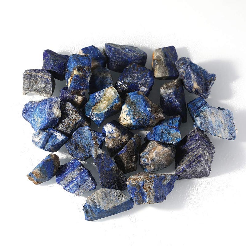 Bingcute 1lb Bulk Raw Rough Lapis Lazuli Stones Raw Natural Stones for Tumbling,Cabbing,Polishing,Wire Wrapping,Gem Mining, Wicca and Reiki Crystal Healing-Large 1"-1.5" - Image 3