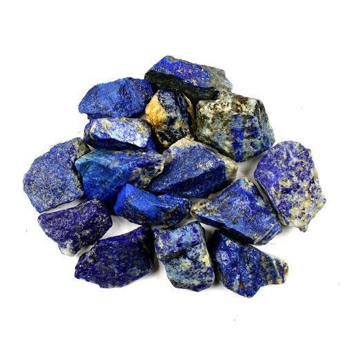 Bingcute 1lb Bulk Raw Rough Lapis Lazuli Stones Raw Natural Stones for Tumbling,Cabbing,Polishing,Wire Wrapping,Gem Mining, Wicca and Reiki Crystal Healing-Large 1"-1.5" - Image 1
