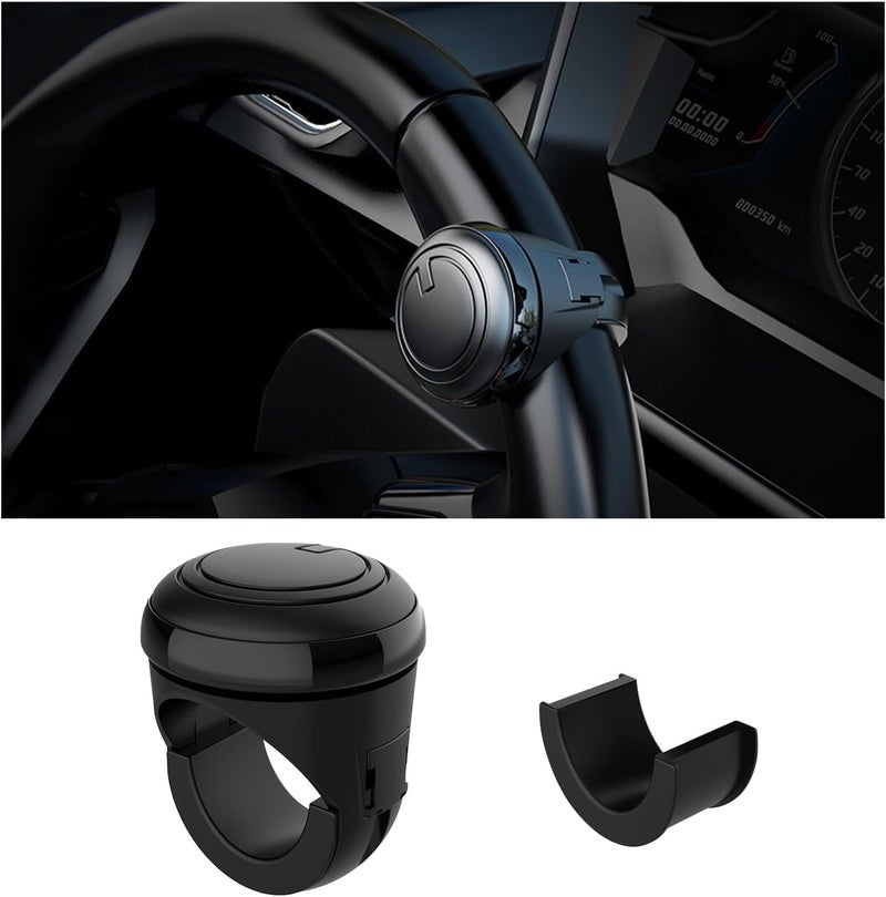 SARTE SA05KB5 Universal Car Steering Knob, Car Steering Wheel Knob, Steering Wheel Spinner Knob, 360° Rotation Booster (3R Original) - Image 1