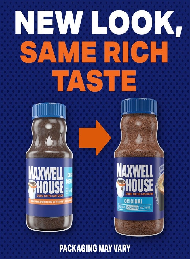Maxwell House Instant Coffee, Original Roast, 12 oz Jar - Image 3