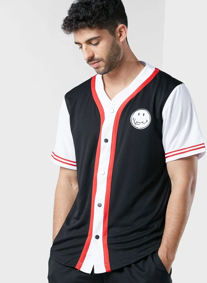 Karl Kani Og Scribble Baseball Shirt