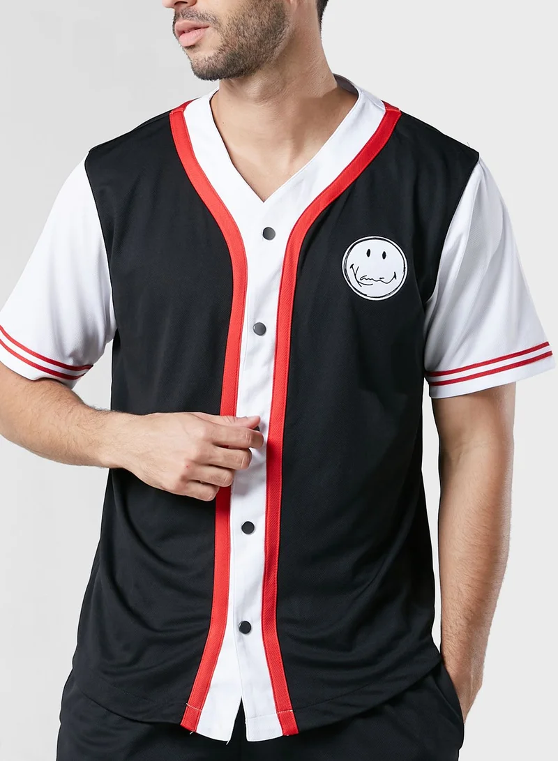 Karl Kani Og Scribble Baseball Shirt