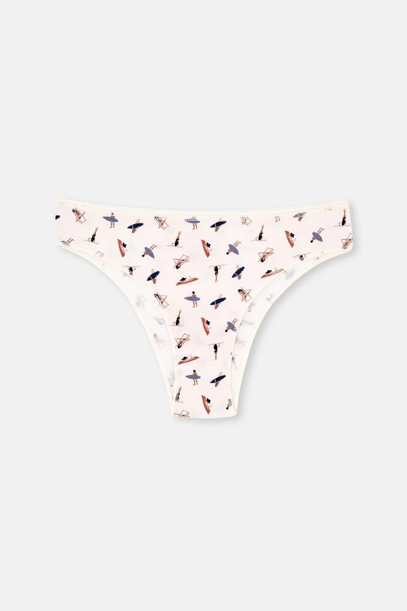 dagi Multicolor Women's 3-Patterned Brazilian Panties