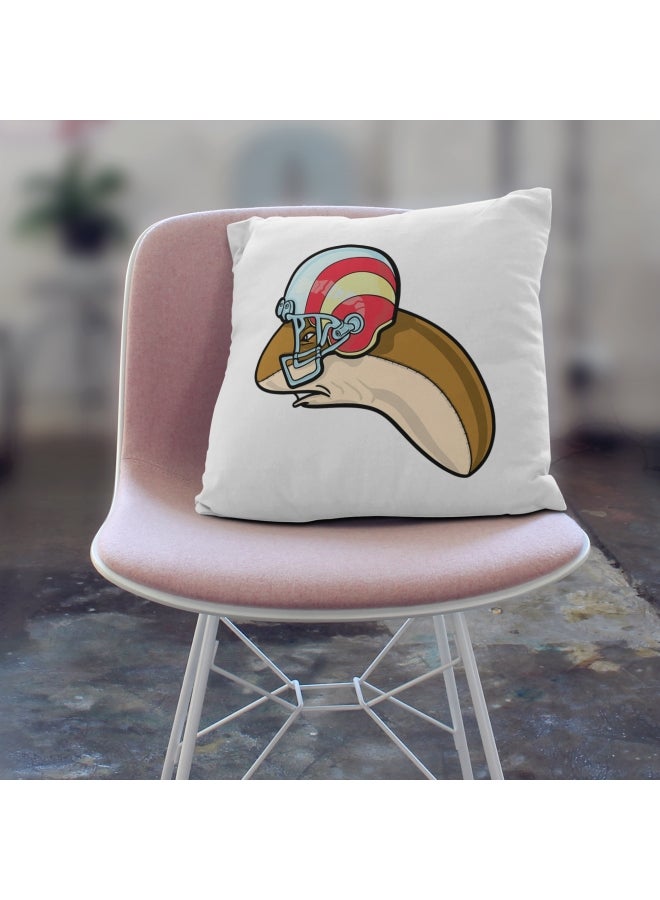 American Football Helmet Decorative Pillow Multicolour - Image 3