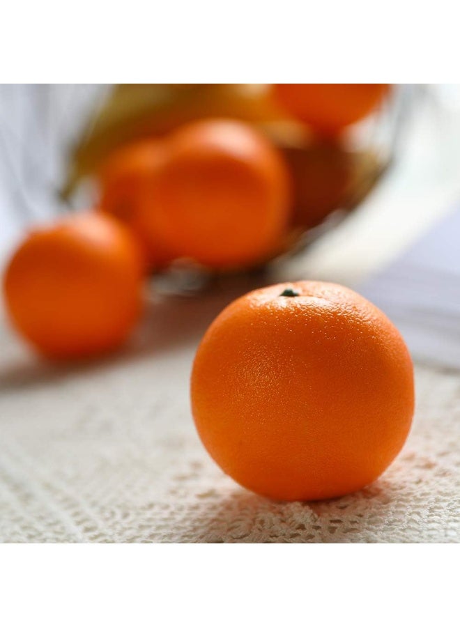 LATIFA Artificial Oranges, Realistic Decorative Fake Fruit for Home & Party, 6 Count - Image 5