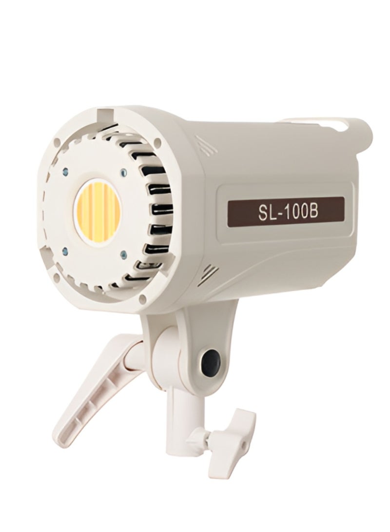 إضاءة تصوير LED ثنائية اللون بقدرة 100 واط، سطوع 10500 لومن، مصباح COB Matrix، درجة حرارة لون 2700-6500K، تحكم تدريجي، تبريد صامت، تحكم عن بُعد للتصوير والبث المباشر - Image 1